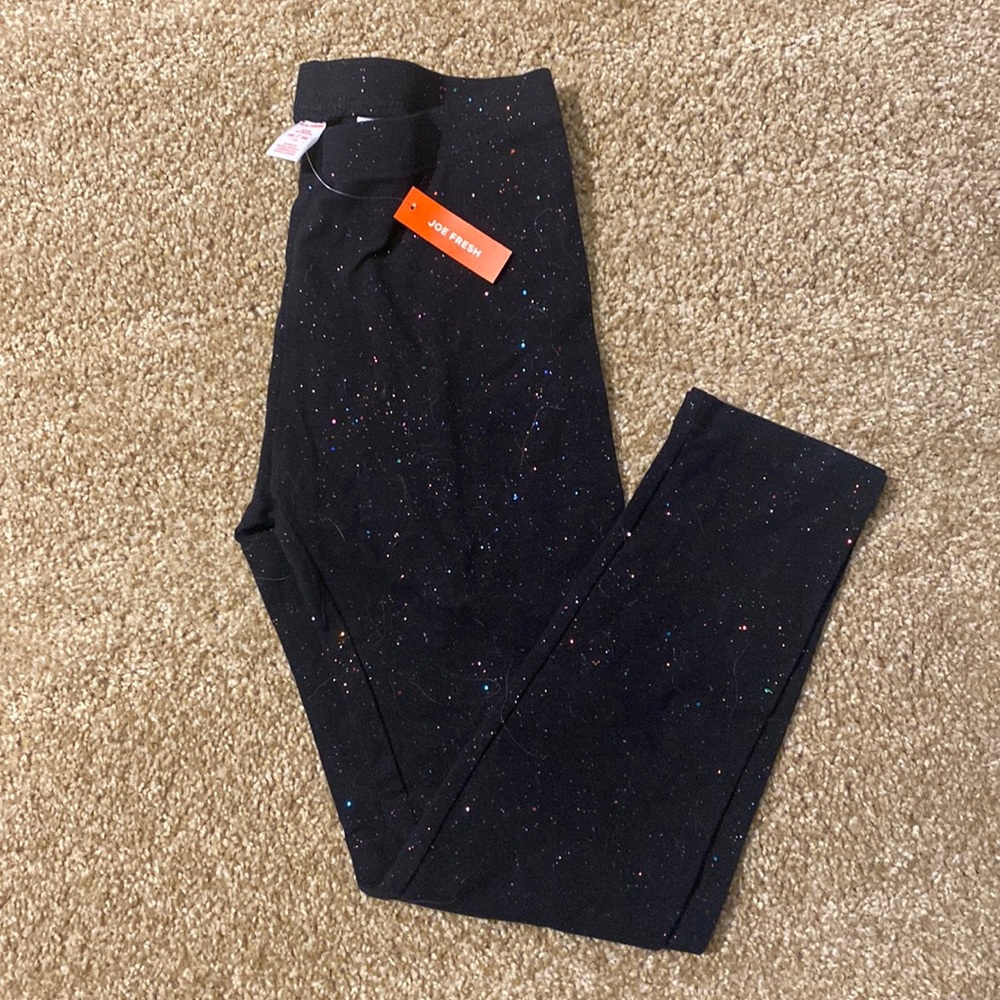 Joe Fresh sparkly leggings - size Medium